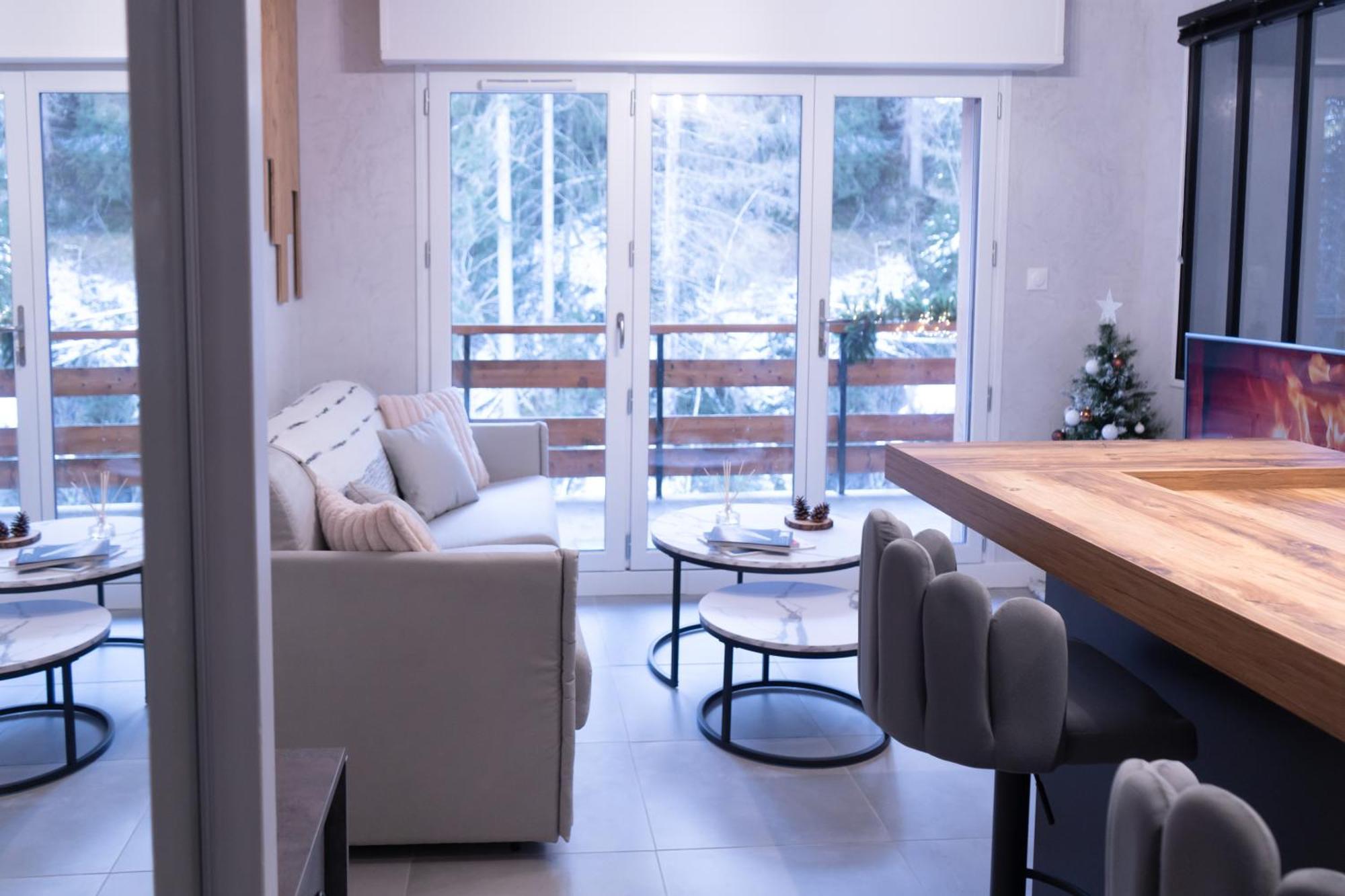 Studio Cabine Au Loup Blanc Avec Vue Mont Blanc Saint-Gervais-les-Bains Exteriér fotografie