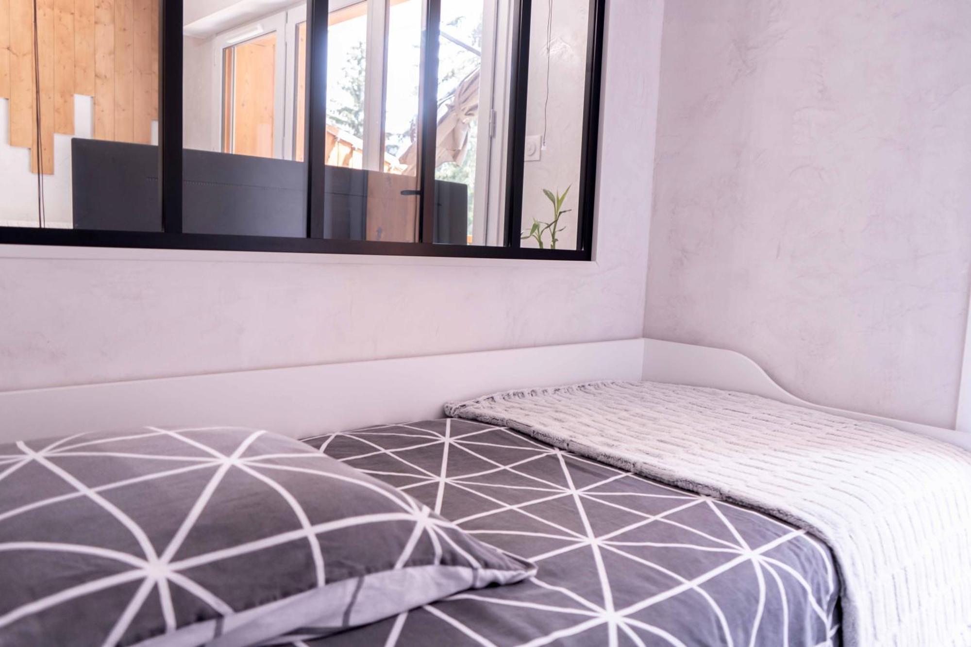 Studio Cabine Au Loup Blanc Avec Vue Mont Blanc Saint-Gervais-les-Bains Exteriér fotografie