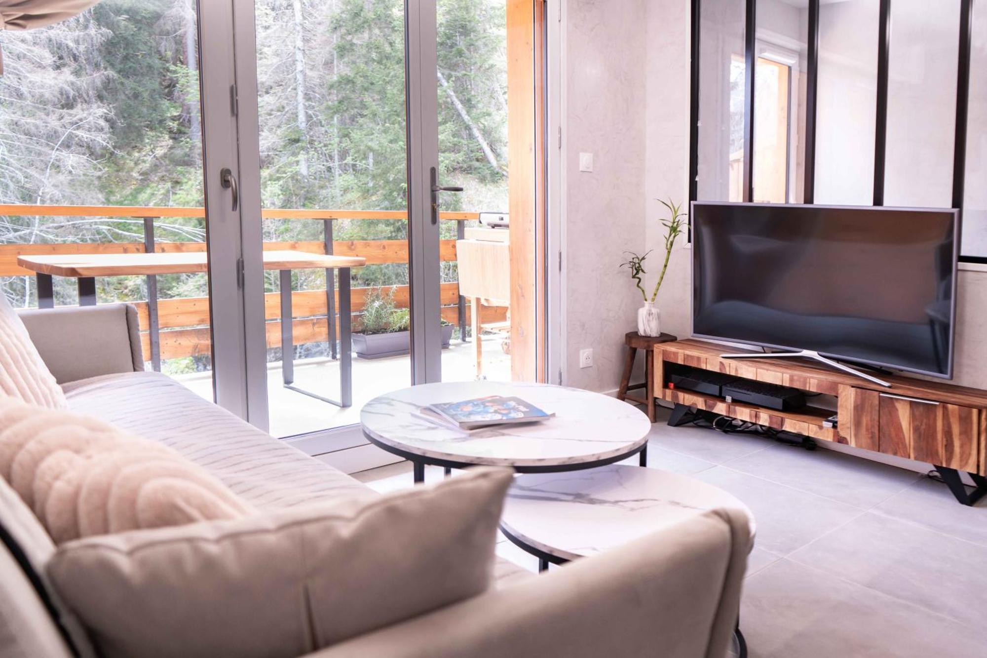 Studio Cabine Au Loup Blanc Avec Vue Mont Blanc Saint-Gervais-les-Bains Exteriér fotografie