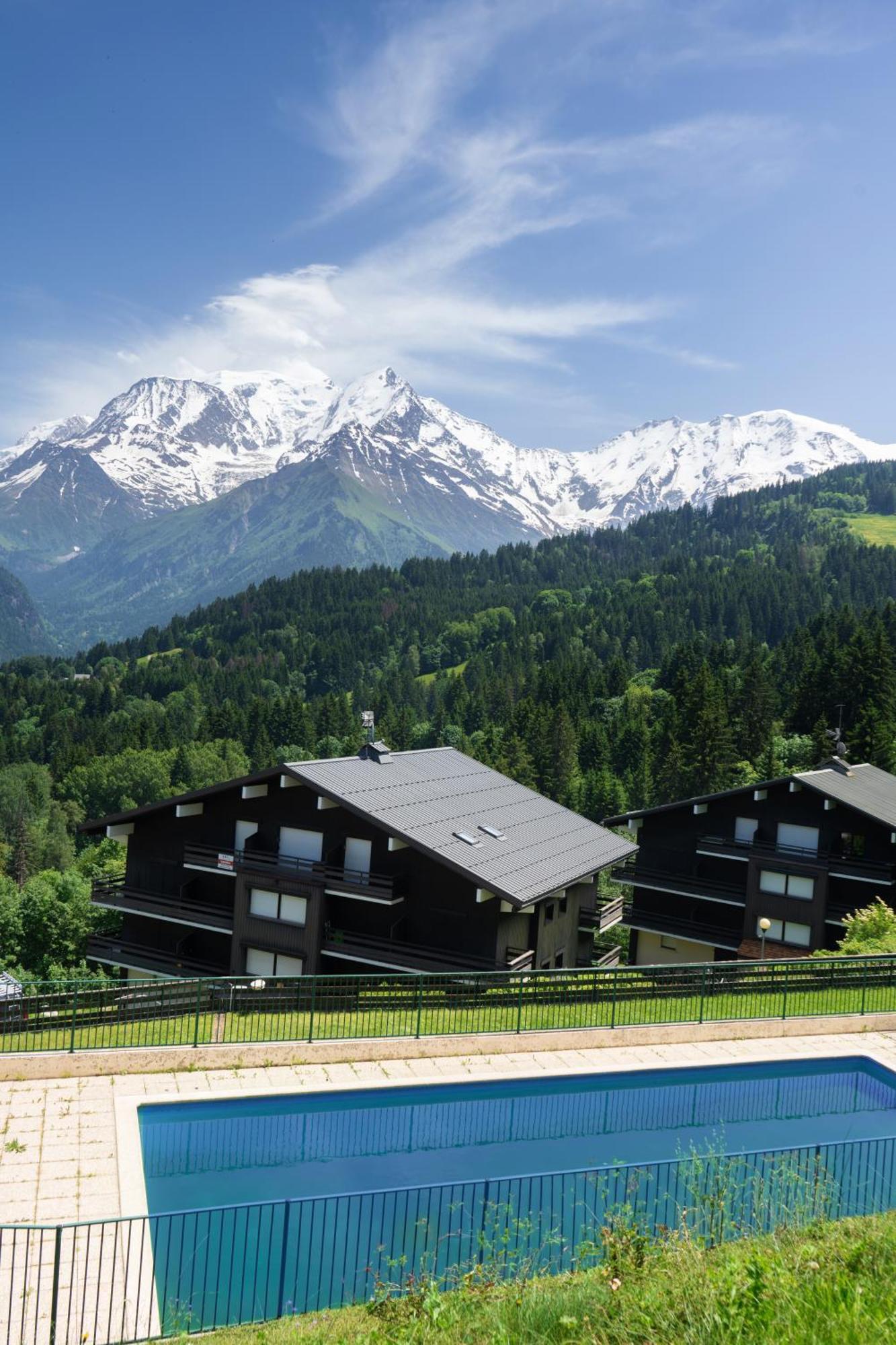 Studio Cabine Au Loup Blanc Avec Vue Mont Blanc Saint-Gervais-les-Bains Exteriér fotografie